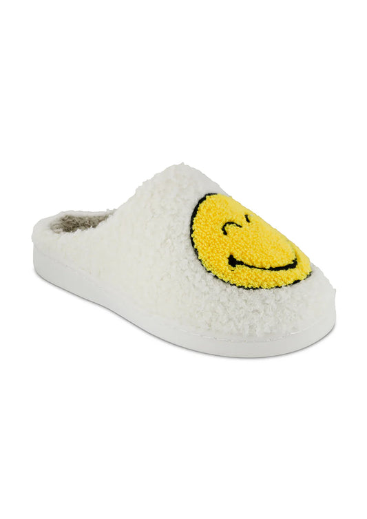 Yellow Smiley Slipper