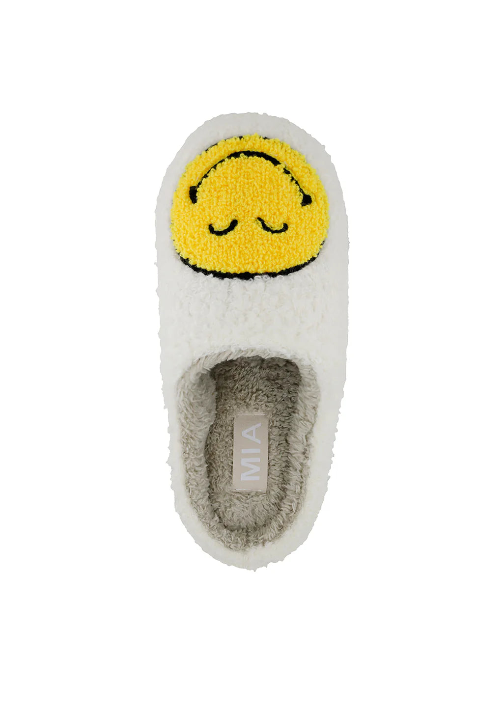 Yellow Smiley Slipper