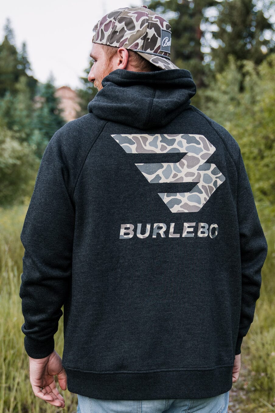 Fleece Hoodie - Camo Signature Logo