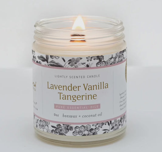 Lavender, Vanilla, & Tangerine Candle