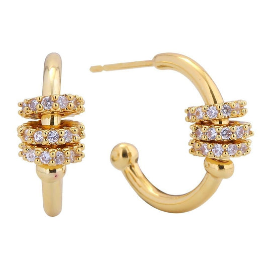 Stacked Hoop Earrings