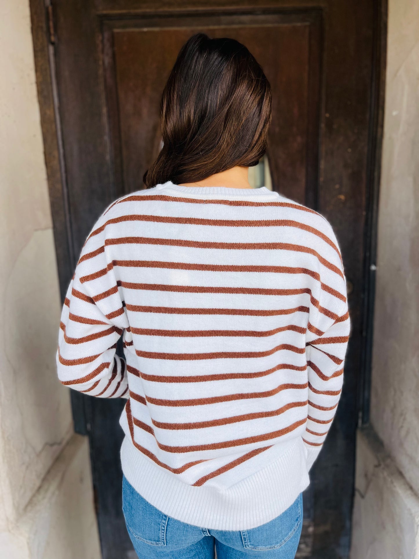 Striped Knit Sweater