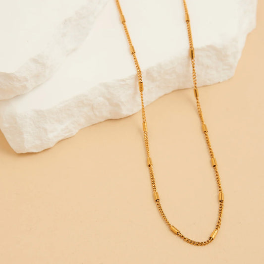 Narelle Waterproof Bar Satellite Chain Necklace
