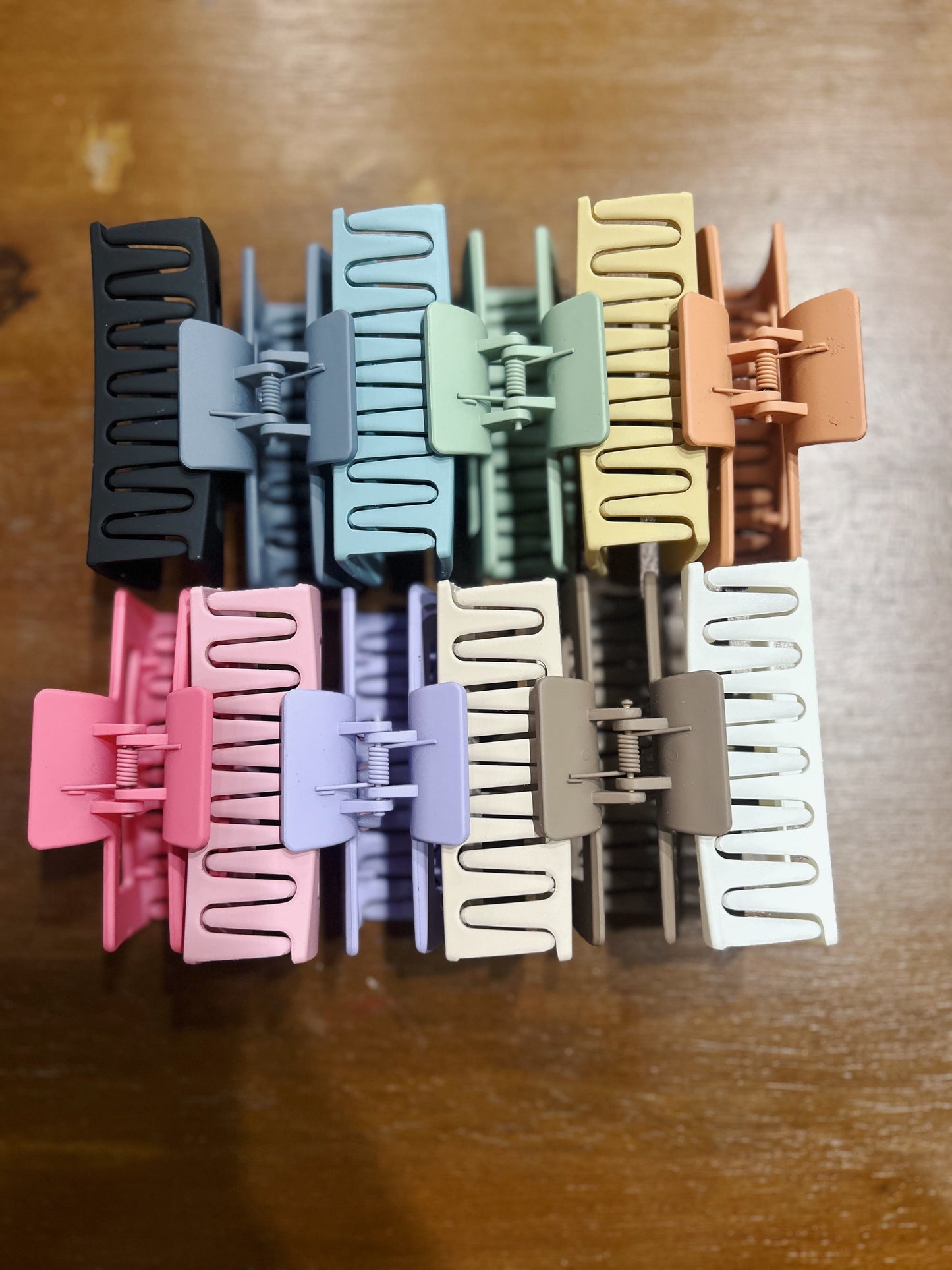 Square Hair Clips
