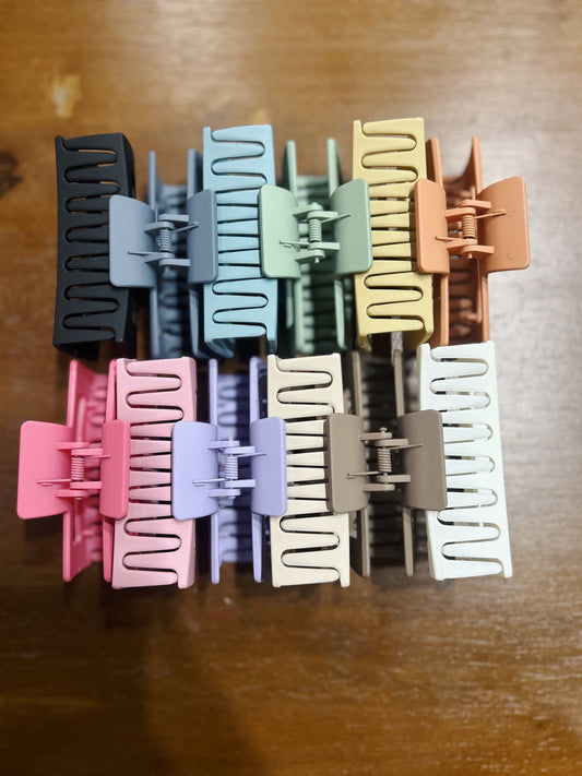 Square Hair Clips
