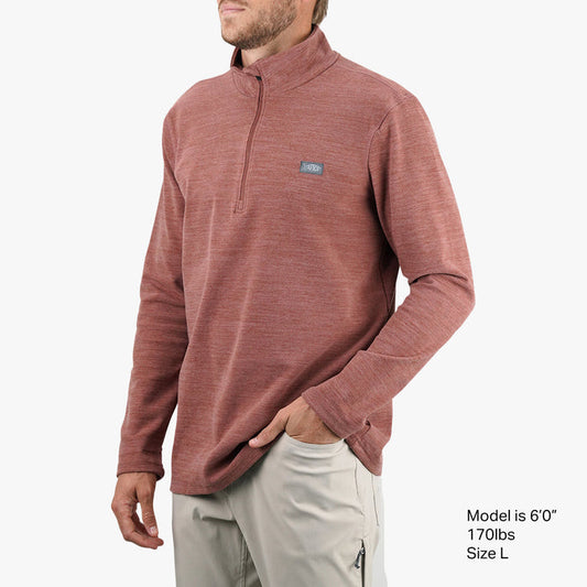 Coastal Layer 1/4 Zip Pullover