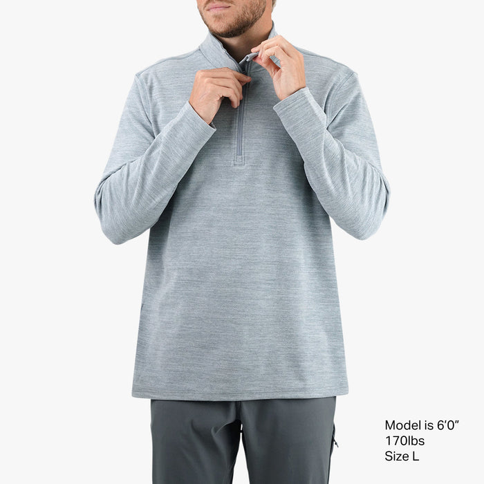 Coastal Layer 1/4 Zip Pullover