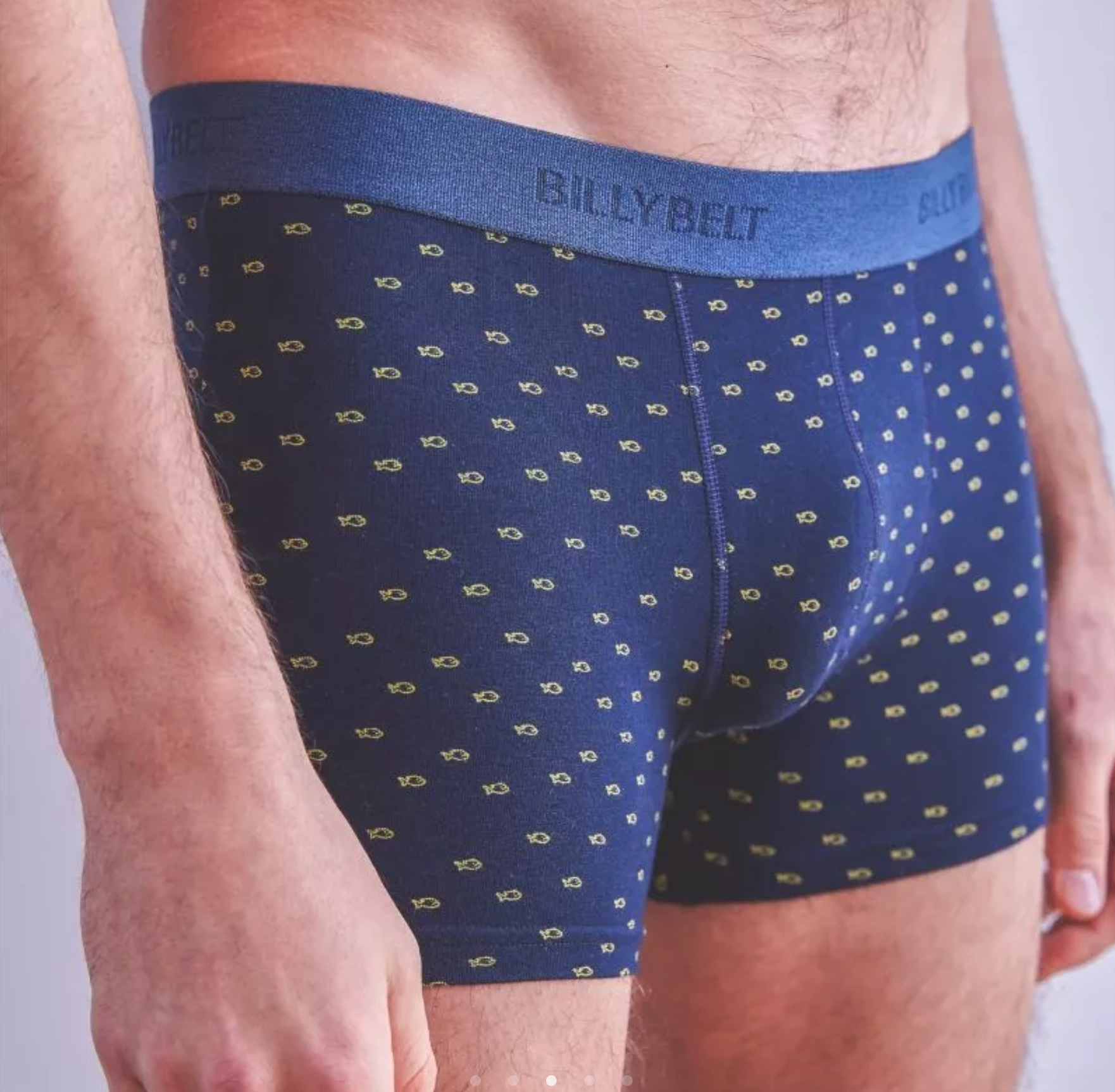 ORGANIC COTTON BOXER BRIEF-BILLY YELLOW