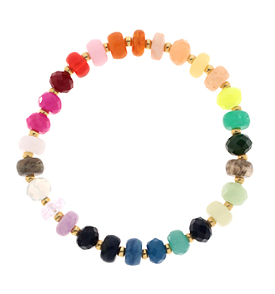 Multi Color Beaded Bracelet
