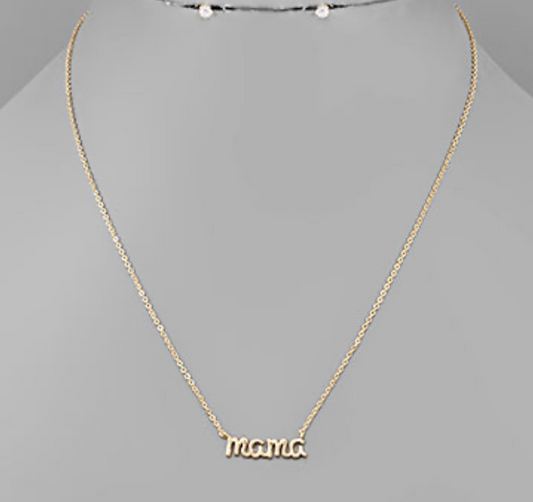 Mama Necklace Set