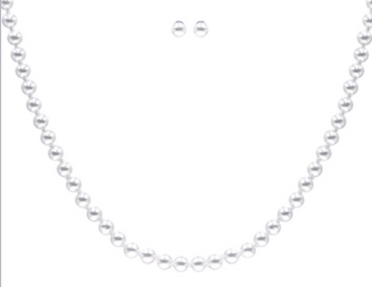 Pearl Necklace Set