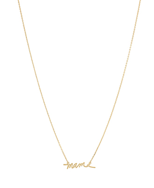 Brushed Mama Necklace