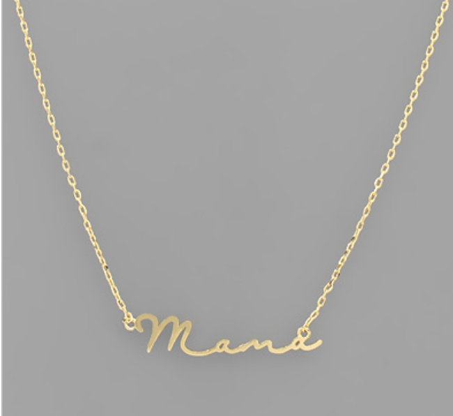 Gold Mama Necklace