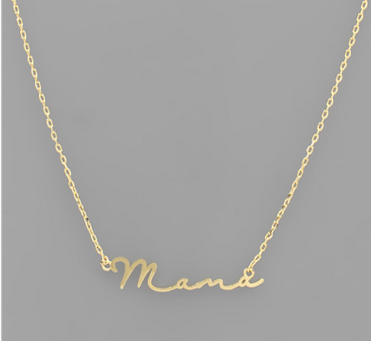 Gold Mama Necklace