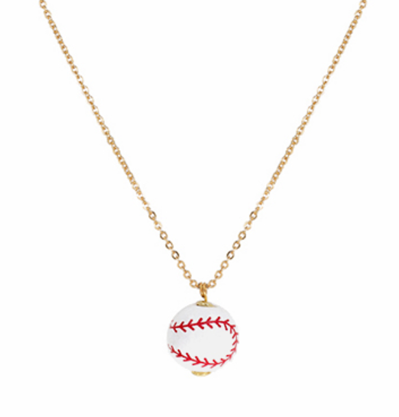 Baseball Necklace