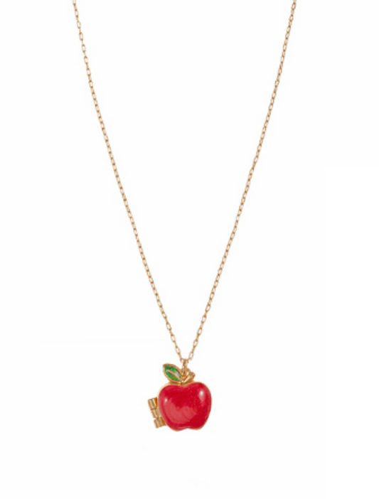 Apple Locket Necklace