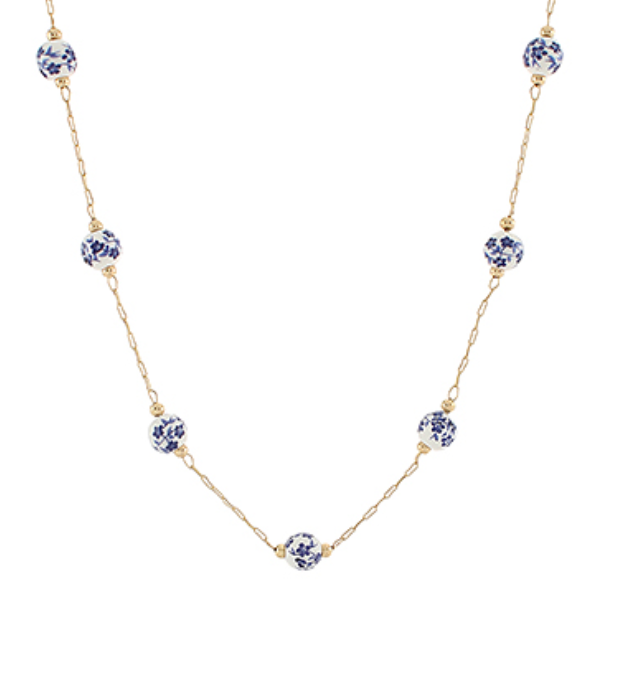 Gold Chinoiserie Necklace
