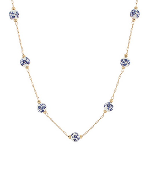 Gold Chinoiserie Necklace