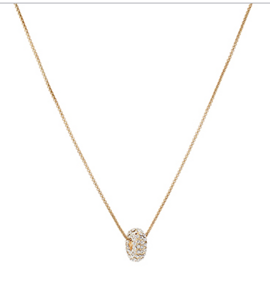 Donut Rhinestone Necklace