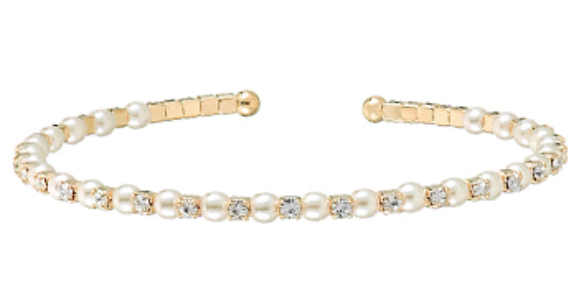 Pearls & Crystals Bracelet
