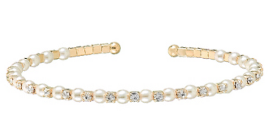 Pearls & Crystals Bracelet