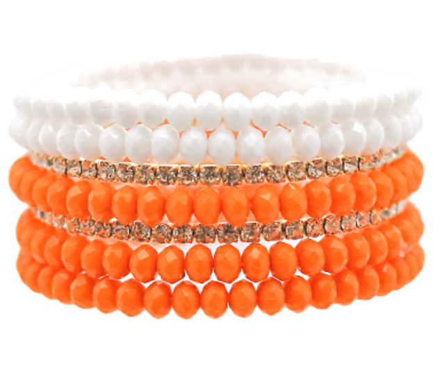 Game Day Beaded Bracelet Set (7)