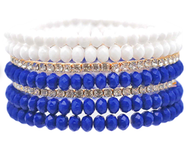 Game Day Beaded Bracelet Set (7)