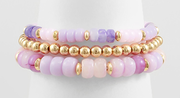 CCB Beaded Bracelet Set (3)