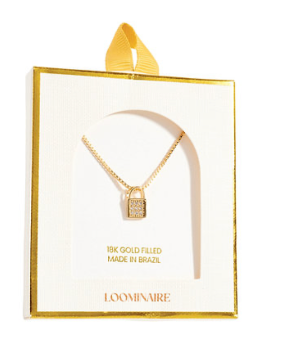 Pave Locket Necklace