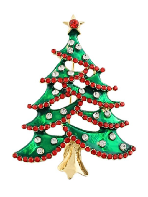 Christmas Tree Brooch
