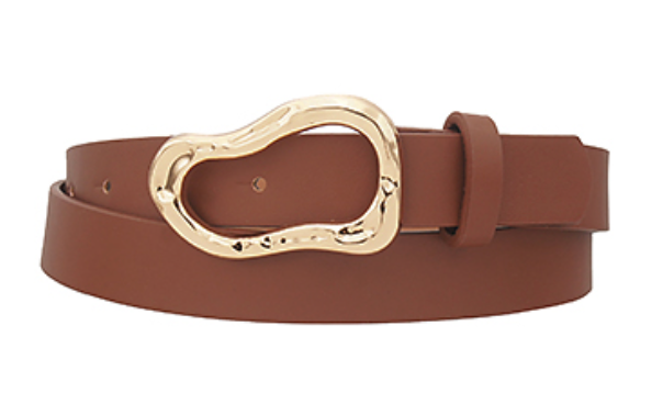 Organic Oval Buckle Belt