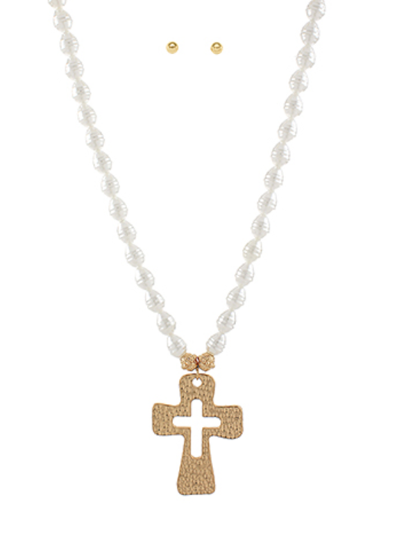 Byzantine Cross Necklace Set