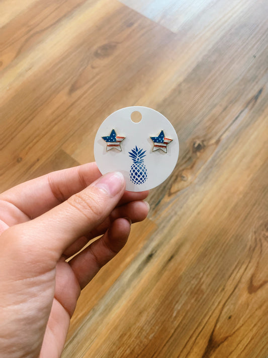 Star Flag Earrings