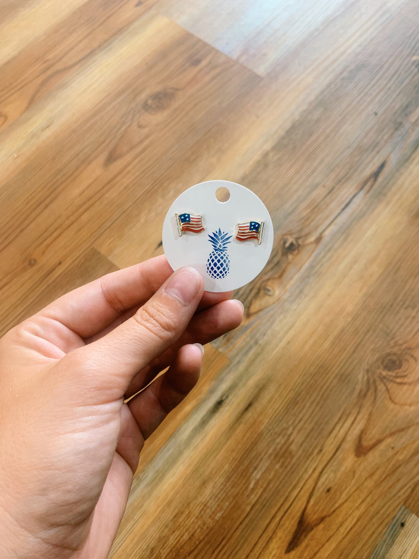 Flag Earrings