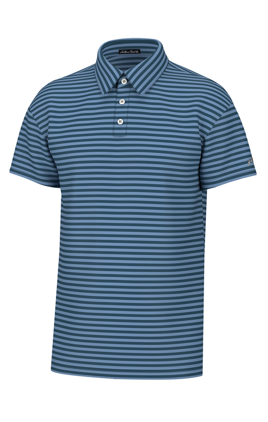 Morgan Blue Stripe Polo
