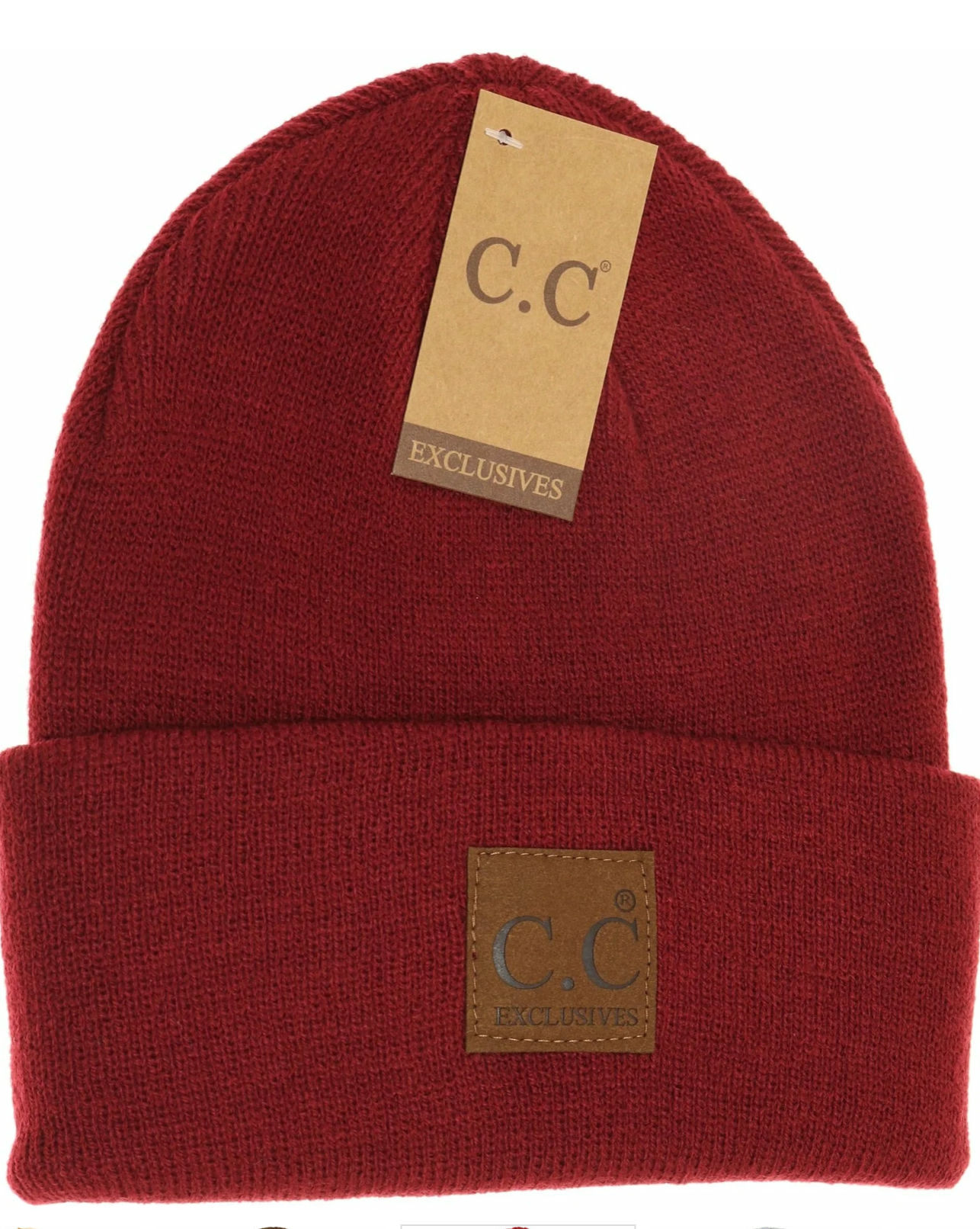 Unisex Classic Oversized Logo CC Beanie