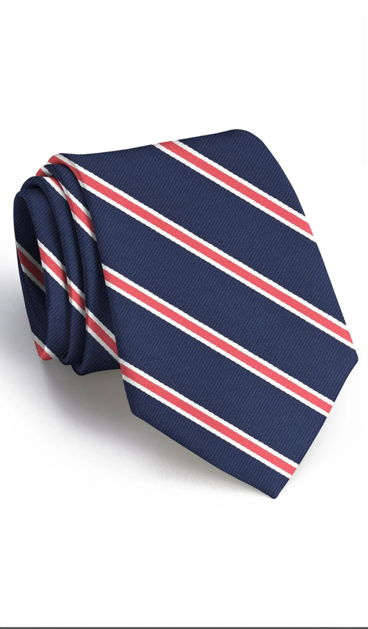 Bogart Tie Red/Navy