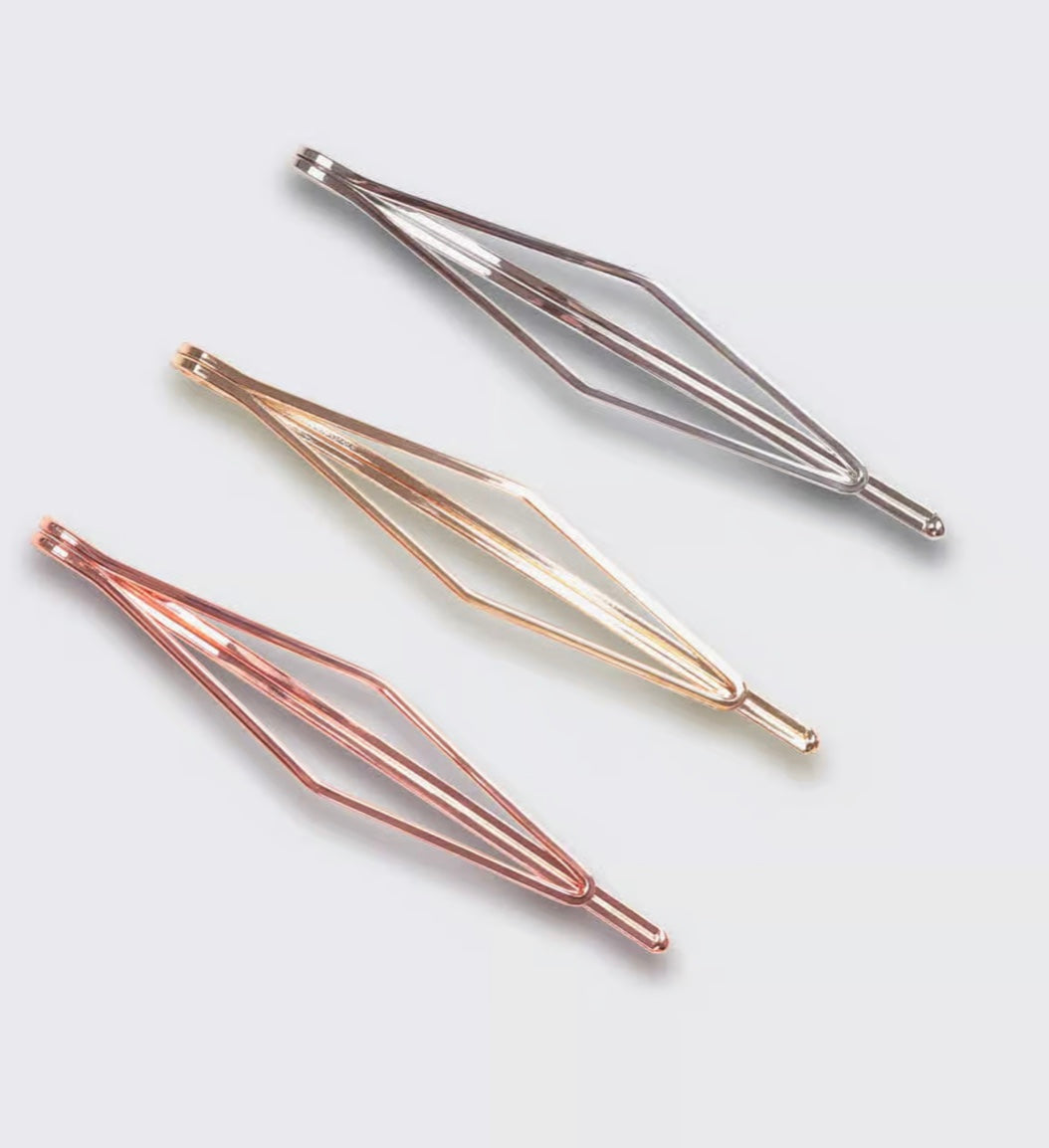 Kitsch Long Metal Bobby Pins - 3 piece set