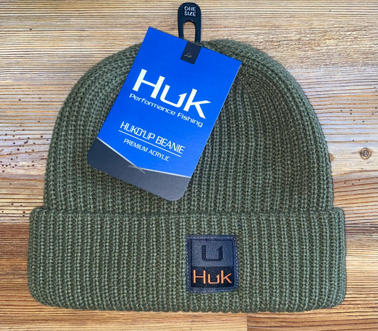 Olive Huk’d Up Knit Beanie