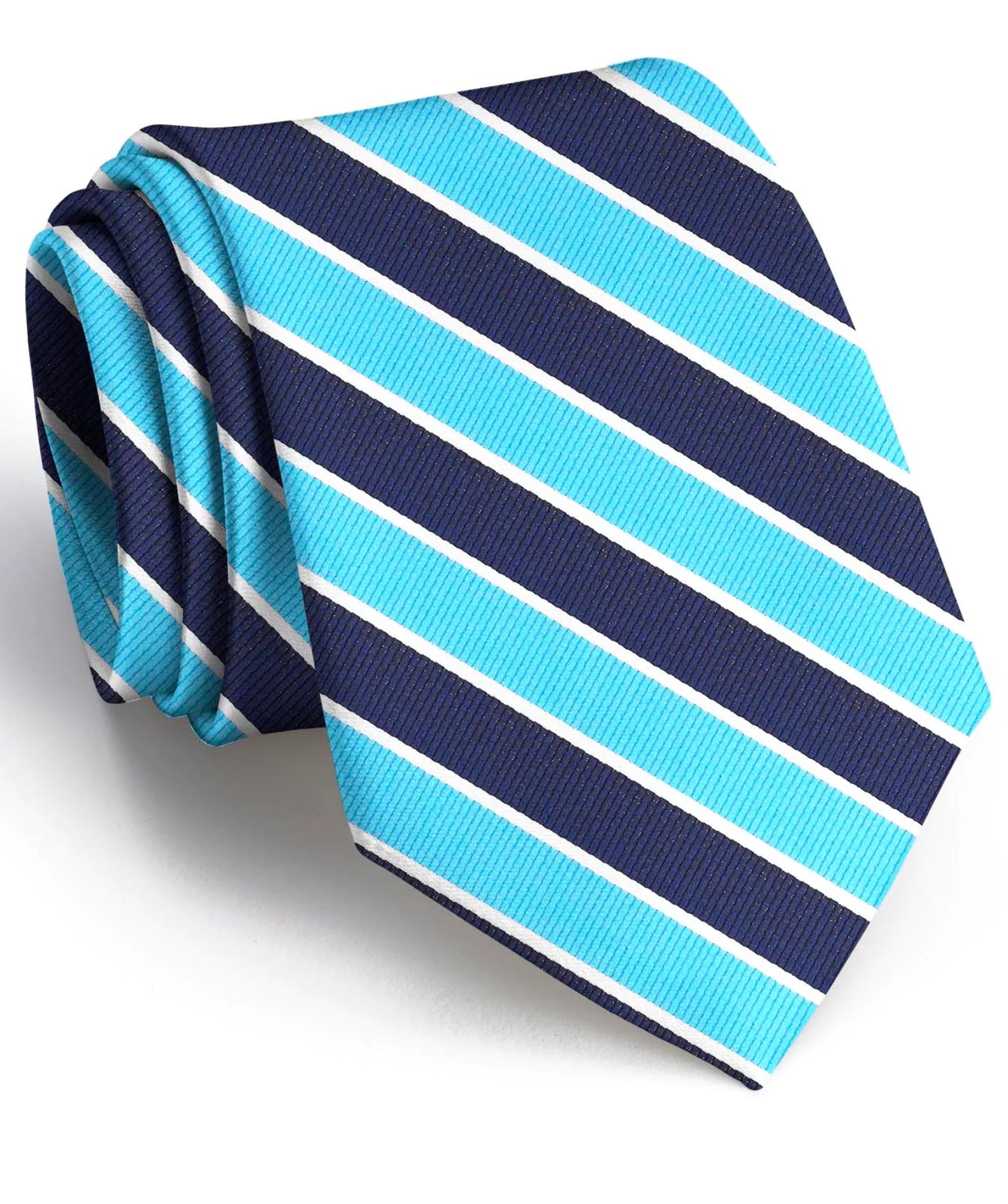 Charles Tie Navy/Aqua