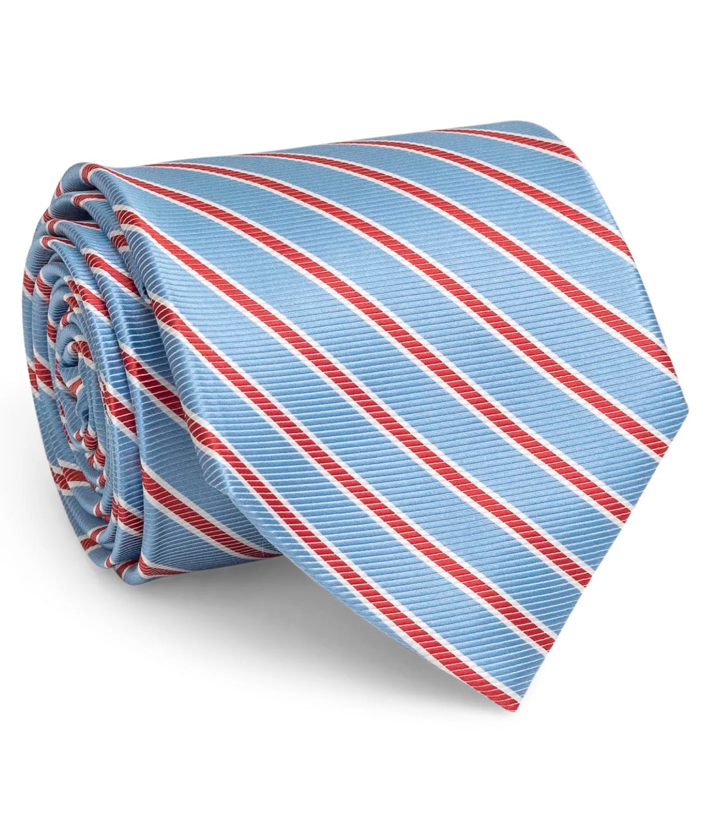 Whitman Tie Light Blue/Red