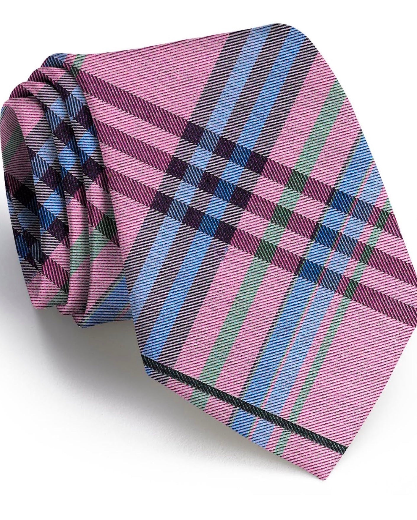 Neapolitan Plaid Tie